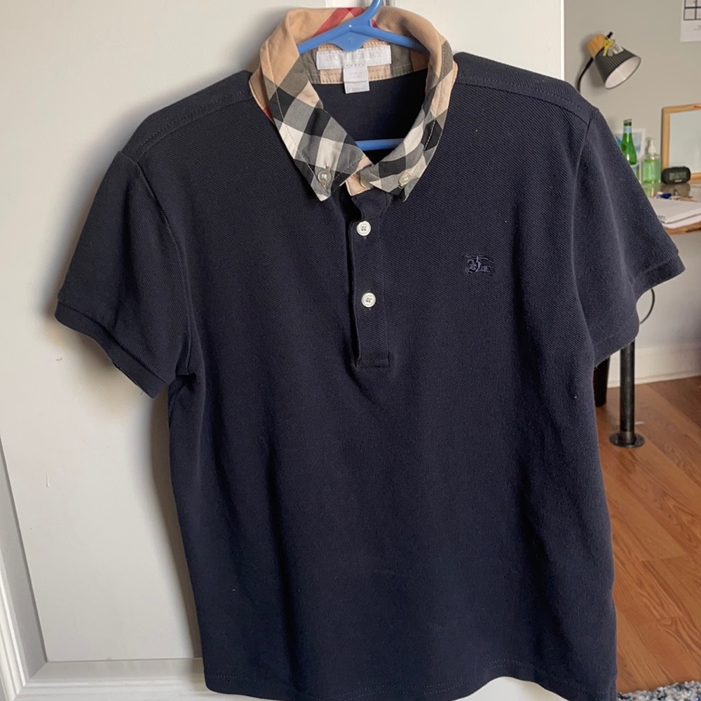 Burberry children size 10Y collar polo-shirt